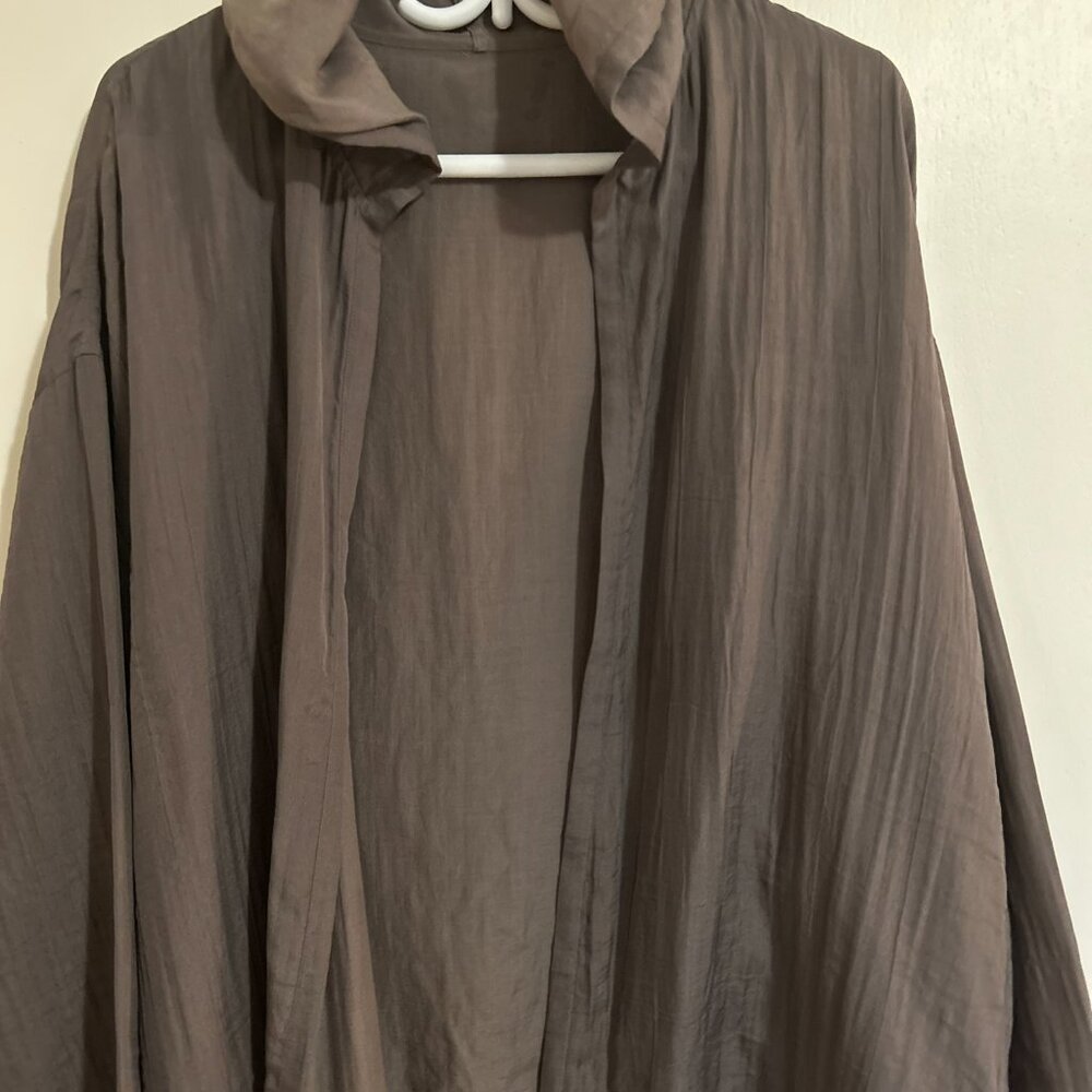 Liz Claiborne Cotton/Silk jacket - Hooded